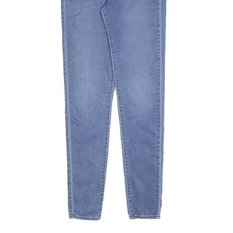 LEVI'S 720 Womens Jeans Blue Slim Skinny Denim Medium W29 L32 Zip