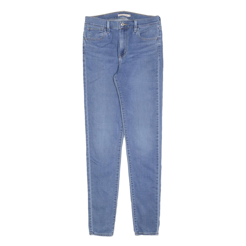 LEVI'S 720 Womens Jeans Blue Slim Skinny Denim Medium W29 L32 Zip