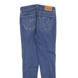 LEVI'S 710 Womens Jeans Blue Slim Skinny Denim Ripped W27 L26 Skinny Fit