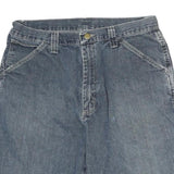 WRANGLER Mens Denim Blue Casual Shorts M W30 Carpenter Style Pockets