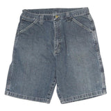 WRANGLER Mens Denim Blue Casual Shorts M W30 Carpenter Style Pockets