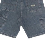 WRANGLER Mens Denim Blue Casual Shorts M W30 Carpenter Style Pockets