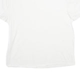 TRUE RELIGION Mens White XL Plain Short Sleeve Crew Neck Cotton T-Shirt