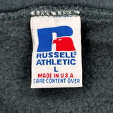 Made In USA Russell Athletic Sweatshirt - Large Green Cotton