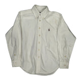Age 6-7 Ralph Lauren Shirt - Small White Cotton