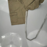 Wrangler Cargo Shorts - 32W 10L Khaki Cotton