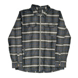 Oakley Checked Flannel Shirt - 2XL Gray Cotton