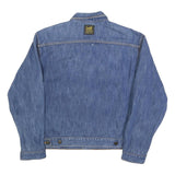 LEE Mens Blue Denim Jacket S Cotton Blend Button Closure Classic Fit Lee Riders