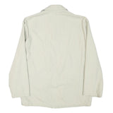 PIERRE CARDIN Mens Cream Zip Jacket M Polyester Blend Plain Casual Lightweight