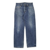 DICKIES Mens Jeans Blue Regular Straight Denim Medium W32 L32 Classic Zip