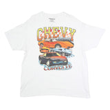 CHEMISTRY Mens White Chevy Classics Graphic T-Shirt XL Short Sleeve Crew Neck