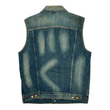 Levis Denim Gilet - XL Blue Denim