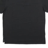 NAUTICA Mens Black Cotton Blend Polo Shirt XL Short Sleeve Plain Classic