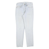 LEVI'S Womens Slim Light Blue Denim Jeans W26 L30 Classic Zip Cotton Blend