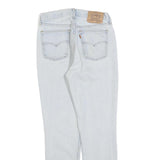 LEVI'S Womens Slim Light Blue Denim Jeans W26 L30 Classic Zip Cotton Blend