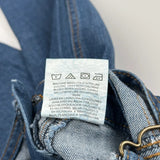 12 Months Oshkosh Dungarees - 3XS Blue Cotton Blend