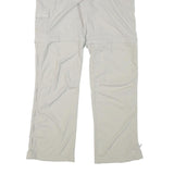 SALEWA Womens Regular Fit Beige Polyester Blend Zip Trousers W29 L31 Outdoor