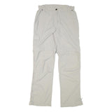 SALEWA Womens Regular Fit Beige Polyester Blend Zip Trousers W29 L31 Outdoor