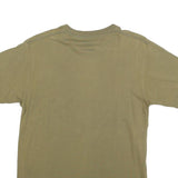 VANS Mens Green S Short Sleeve Crew Neck Classic Fit Minimalist Cotton Blend