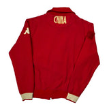 China Kappa Graphic Track Jacket - Medium Red Polyester
