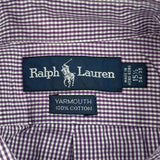 Ralph Lauren Checked Shirt - Medium Purple Cotton