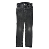 True Religion Contrast Stitch Jeans - 28W US 4 Gray Cotton