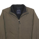NAUTICA Mens Green Polyester Blend Jacket Zip M Casual Outerwear