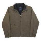 NAUTICA Mens Green Polyester Blend Jacket Zip M Casual Outerwear