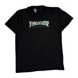 Magazine Thrasher Graphic T-Shirt - Medium Black Cotton