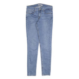 LEVI'S 710 Womens Slim Light Blue Denim Jeans Cotton Blend W28 L30 Skinny Fit