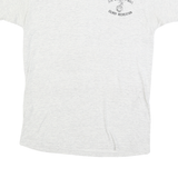 JERZEES Mens White 3rd Garlic 3 Wall Gilroy Recreation Graphic T-Shirt L Short