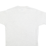 JERZEES Mens White 3rd Garlic 3 Wall Gilroy Recreation Graphic T-Shirt L Short