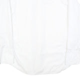 AKCO Mens White L Cotton Blend Shirt Dressy Elegant Formal Button-Up