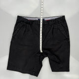 Tommy Hilfiger Chino Shorts - 38W 10L Black Cotton