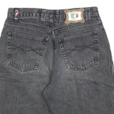 PACO Mens Black Denim Casual Shorts M W30 Cotton Blend Comfortable Style