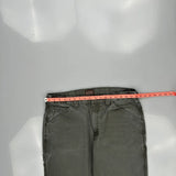 Schmidt Cargo Carpenter Trousers - 36W 30L Grey Cotton