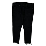 Levis Jeans - 36W 30L Black Cotton