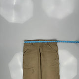 Wrangler Carpenter Trousers - 32W 32L Khaki Cotton
