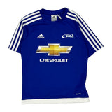 Age 11-12 Chevrolet Adidas Football Shirt - Medium Blue Polyester