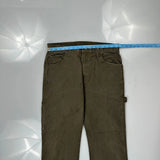 Dickies Carpenter Pants - 32W 30L Brown Cotton