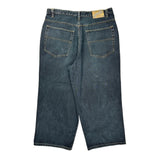 Unbranded Wide Leg Jeans - 42W 32L Dark Wash Denim