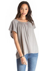 U-Back Top - Organic Cotton - Grey