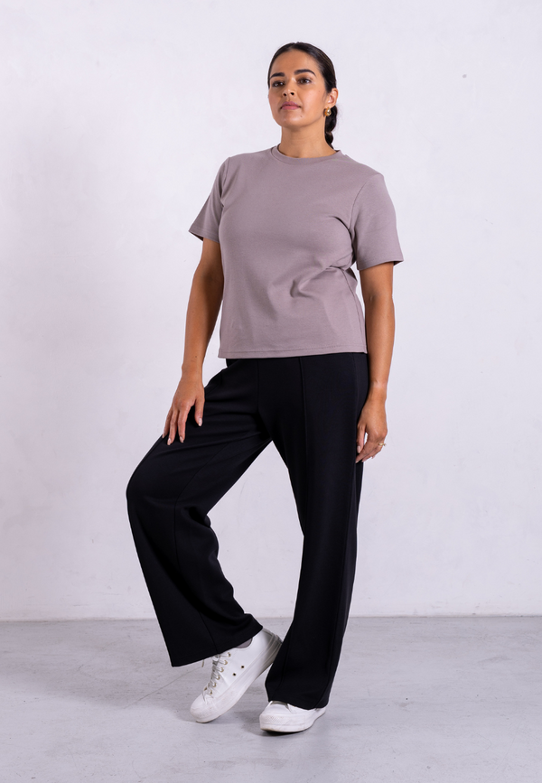 Organic Cotton Relaxed Fit T-Shirt, Mushroom