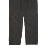 HUGO BOSS Mens Cotton Blend Black Regular Fit Straight Leg Trousers W36 L32