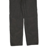 HUGO BOSS Mens Cotton Blend Black Regular Fit Straight Leg Trousers W36 L32