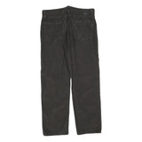 HUGO BOSS Mens Cotton Blend Black Regular Fit Straight Leg Trousers W36 L32