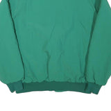 JB BK Mens Green Polyester Blend Zip Jacket XL Plain Casual Outerwear