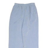 ALFRED DUNNER Womens Cotton Blend Light Blue Regular Fit Straight Trousers W25
