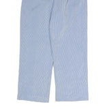 ALFRED DUNNER Womens Cotton Blend Light Blue Regular Fit Straight Trousers W25