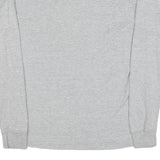 CHAMPION Mens Grey Long Sleeve Crew Neck Signature Logo T-Shirt M
